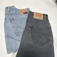 Levi's 550 & 505 デニムスカート セット