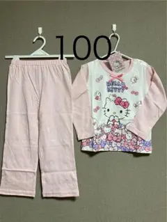 新品 100 パジャマ 長袖 ハローキティ 女の子