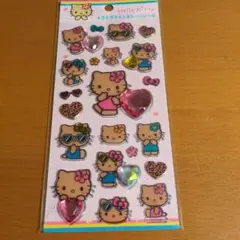 ハローキティ日焼け キラキララインストーンシール　サンリオ