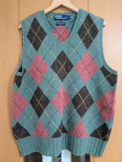 ポロラルフローレン　アーガイル柄ベスト