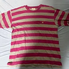 CELINE ボーダー Tシャツ ピンク グレー XS　エディ期のサムネイル