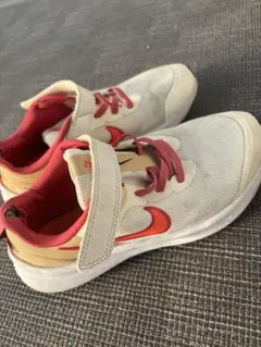 Nike スニーカー ホワイト/レッド ベルクロ　20cm