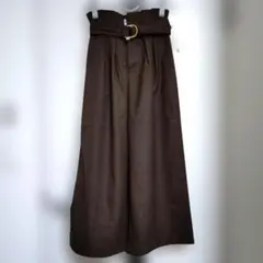 美品 未使用に近い ブラウン ロングパンツ アンアナザーアンジェラス 秋 冬