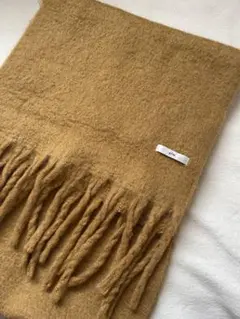 y/m マスタードカラー　マフラー　ストール