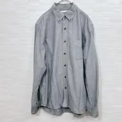 EDWIN エドウィン　グレー 長袖シャツ Mサイズ