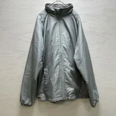 カロライン(株)シルバー ナイロンジャケット ハイネックMサイズ✨作業着などに