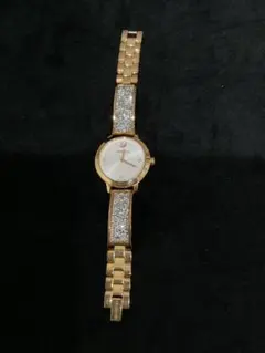 Swarovski ゴールドクリスタルウォッチ