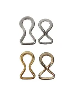 【アンティーク調】マクラメ編み 接続金具 リング 4個セット 手芸パーツ