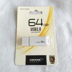 HIDISC USBメモリ 64GB HDUF113C64G2