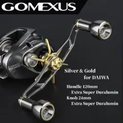 ゴメクサス　ダブルハンドル　120mm ダイワ　Air Lite　シルバー ゴメクサス ダブルハンドル 120mm ダイワ Air Lite シルバー - メルカリ