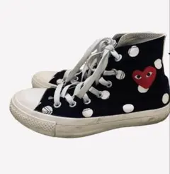 M*読様 CONVERSE PLAY ドット柄 ハイカットスニーカー