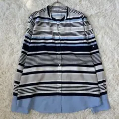 カルバンクライン✨ブラウス　バンドカラー　L 春夏のサムネイル