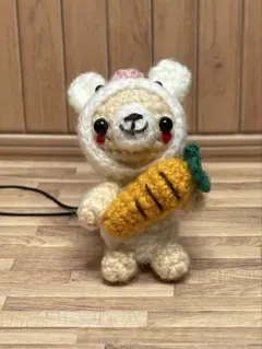メ*6様 あみぐるみ　うさぎクマ