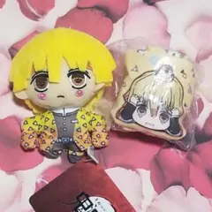 鬼滅の刃 我妻善逸 マスコット ポーチ セット