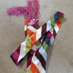 COACH マルチカラー ダイヤモンドパターン スカーフ