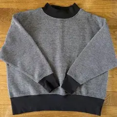 BACK NUMBER 長袖セーター F グレー系 ボーダー