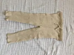 リブ編みレギンス 80サイズ　プティマイン