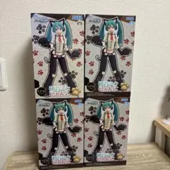 初音ミク にゃんこ spm スーパープレミアムフィギュア 4個セット