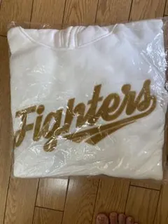 美品 日ハム パーカー 裏起毛 プルオーバー スウェット パーカー来場者特典 F