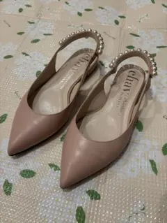 極美品✨chay collection DIANA パールバックベルトフラット 極美品✨chay collection DIANA パールバックベルトフラット