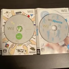 Wii スポーツ、はじめてのWii ２点セット　ソフトのみ