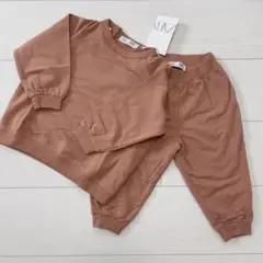 【新品】 zarababy スウェット　セットアップ