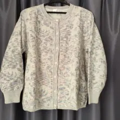 裏地付長袖カーディガン サイズＬ