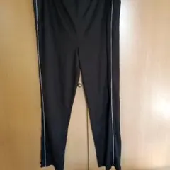 ラッセル トラックパンツ フィット感のある黒の陸上用パンツXXL