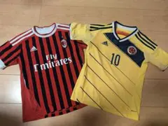 2枚セット　ACミラン & コロンビア代表 ユニフォーム140