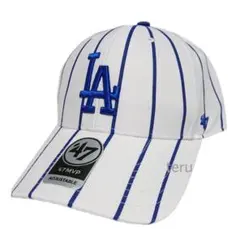 47 Brand LA ドジャース キャップ 帽子 青 白 ストライプ 男女兼用