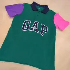 GAPレトロカラフルポップポロシャツキッズ140サイズレディースSサイズ相当