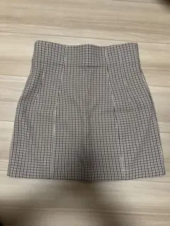 ZARA チェック柄 ミニスカート Mサイズ