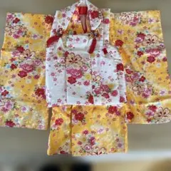 【お値下げしました！】七五三用着物セット　女の子3歳　被布・草履・小物付き