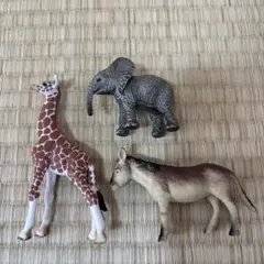 動物フィギュアセット キリン ゾウ ウマ