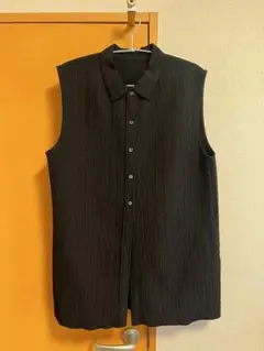 Audrey and John wadブラックノースリーブ ブラウス　新品未使用