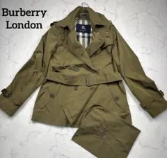 バーバリーロンドン　パッカブル　撥水加工　軽量　トレンチコート