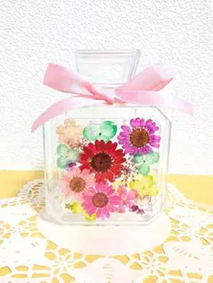 固まるハーバリウム 香水型❁お花のギフトBOX❁