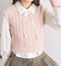 オリーブ デ オリーブ OLIVE des OLIVE シャツ＋ベストセット