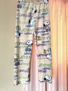 スヌーピー秋冬フランネルルームパンツ 保温ゆったり ルームウェア SNOOPY