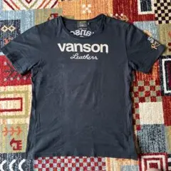 vanson Leathers Tシャツ ブラックのサムネイル