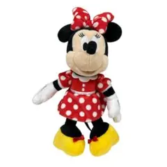 ♪ ミニー ディズニー ぬいぐるみバッジ 水玉