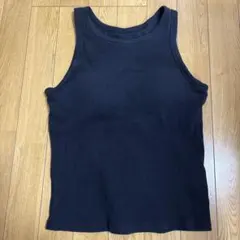 ユニクロ アメリカンスリーブブラタンクトップ 黒