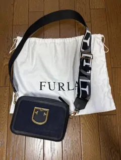 FURLA】新品未使用 ショルダーバッグ トニーブルーデニム - メルカリ