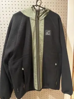 New Balance フリースジャケット S ブラック/オリーブ