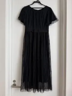 【新品・未使用】サイズ38 ナノユニバース　ブラックドレス