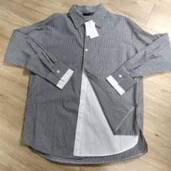 Ichika ストライプ 長袖シャツ タグ付き