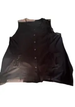 ブラック ノースリーブ ベスト