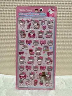 正規品 ハローキティB ピンク 第一弾 ボンボンドロップシール
