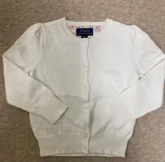 POLO RALPH LAUREN ホワイトカーディガン 3T