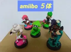 amiibo スプラトゥーン　5点